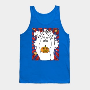 Funny Little Ghosts Halloween Tank Top